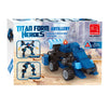 Jeu de construction Titan Transform Blue - 71 pièces.