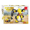 Kit de construction pelle robot transformable - 82 pcs.
