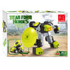 Jeu de construction transformer la voiture spatiale robot - 90 pièces