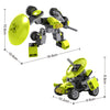 Jeu de construction transformer la voiture spatiale robot - 90 pièces