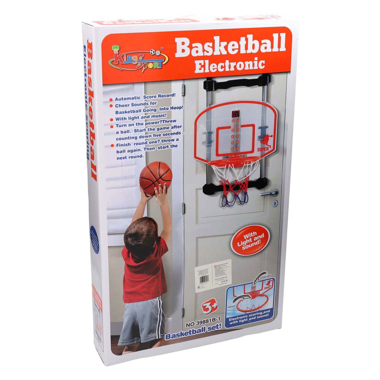 Accroche-porte pour panneau de basket-ball avec comptoir