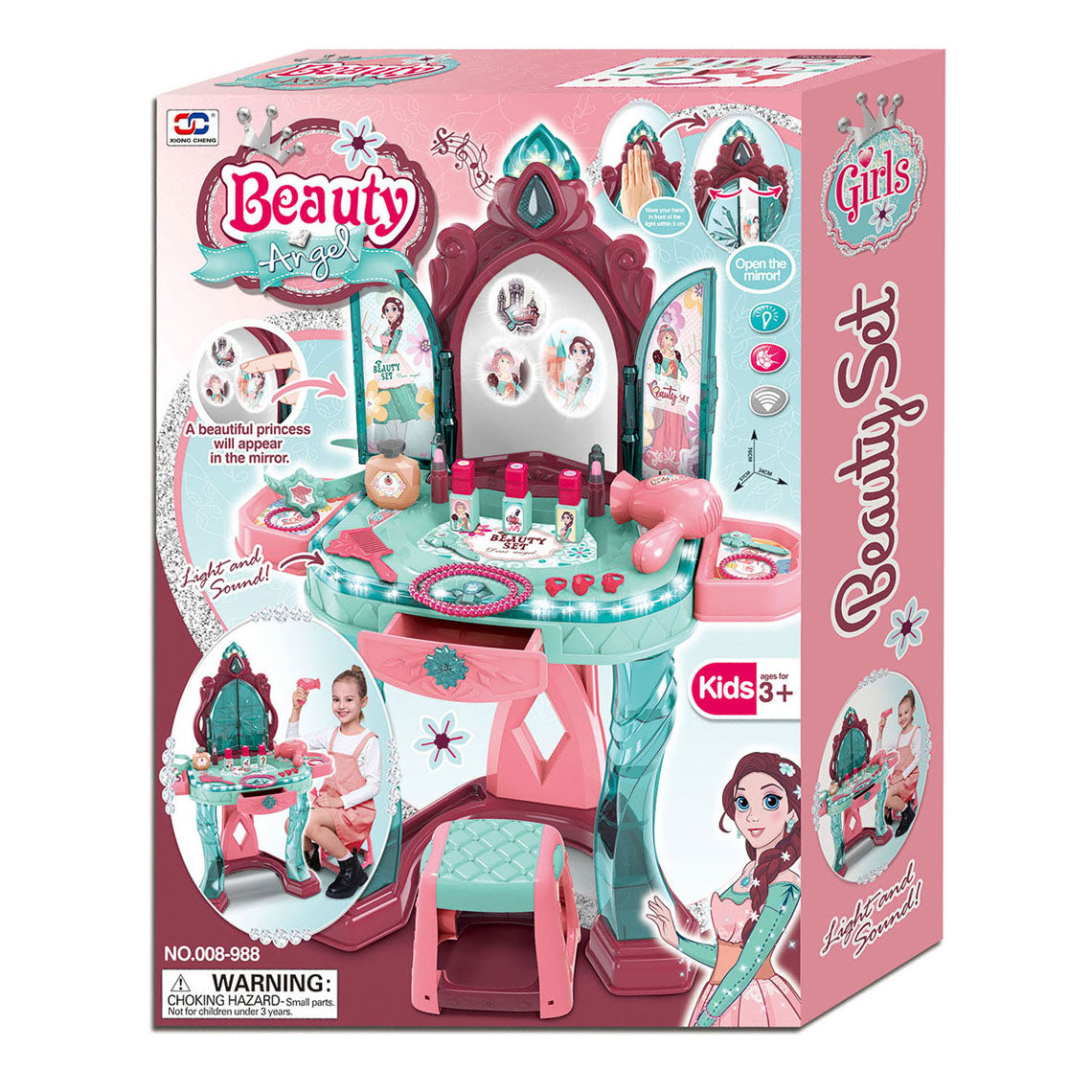 Miroir magique de coiffeuse Ty