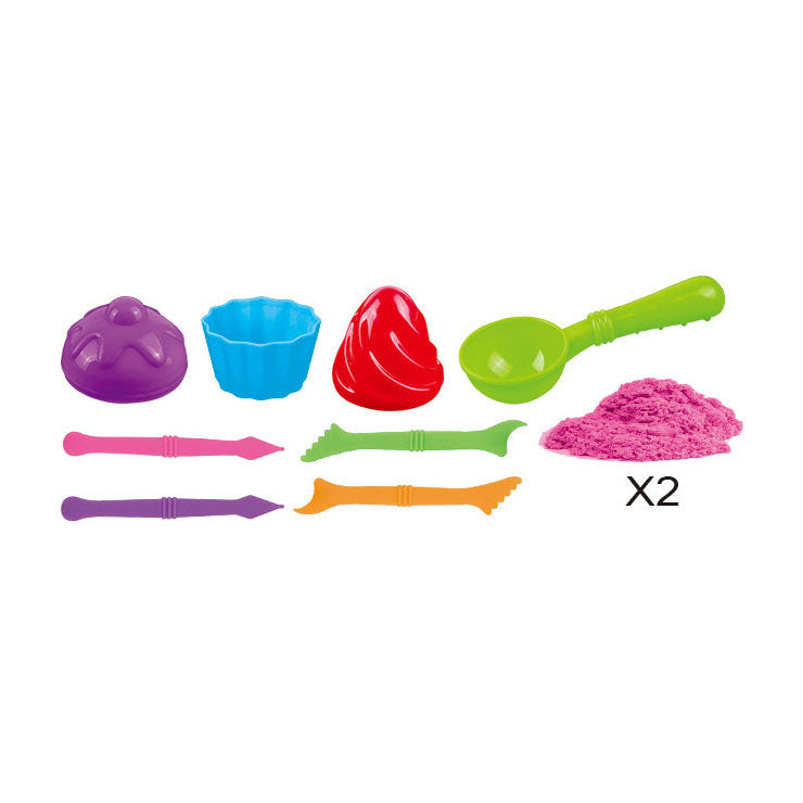 Jeu de cupcakes en sable, 2x300gr