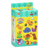 Set d'argile avec 2 formes et outils de dinosaures - 3 couleurs d'argile