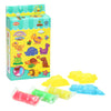Set d'argile avec 2 formes et outils de dinosaures - 3 couleurs d'argile