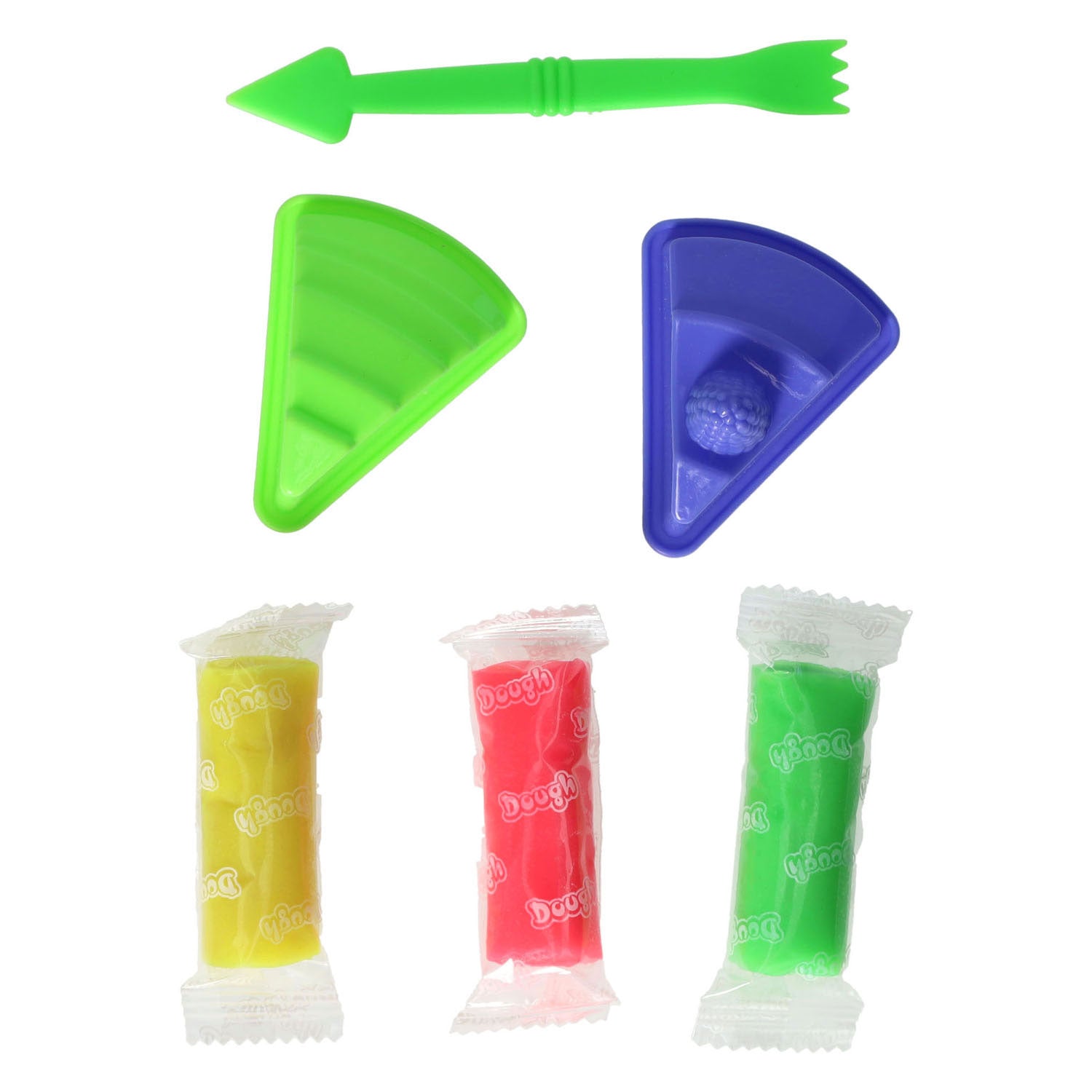 Coffret en argile avec 2 moules à dessert et outils - 3 couleurs d'argile