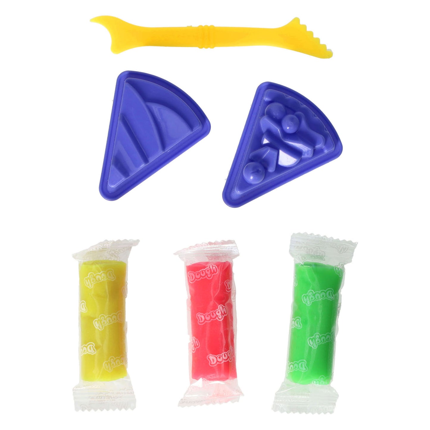Coffret en argile avec 2 moules à dessert et outils - 3 couleurs d'argile
