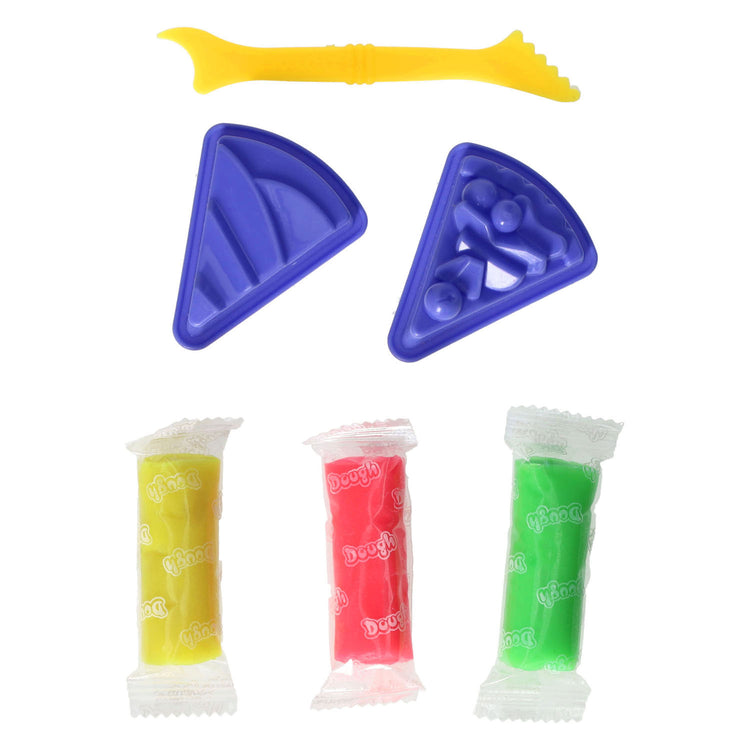 Coffret en argile avec 2 moules à dessert et outils - 3 couleurs d'argile