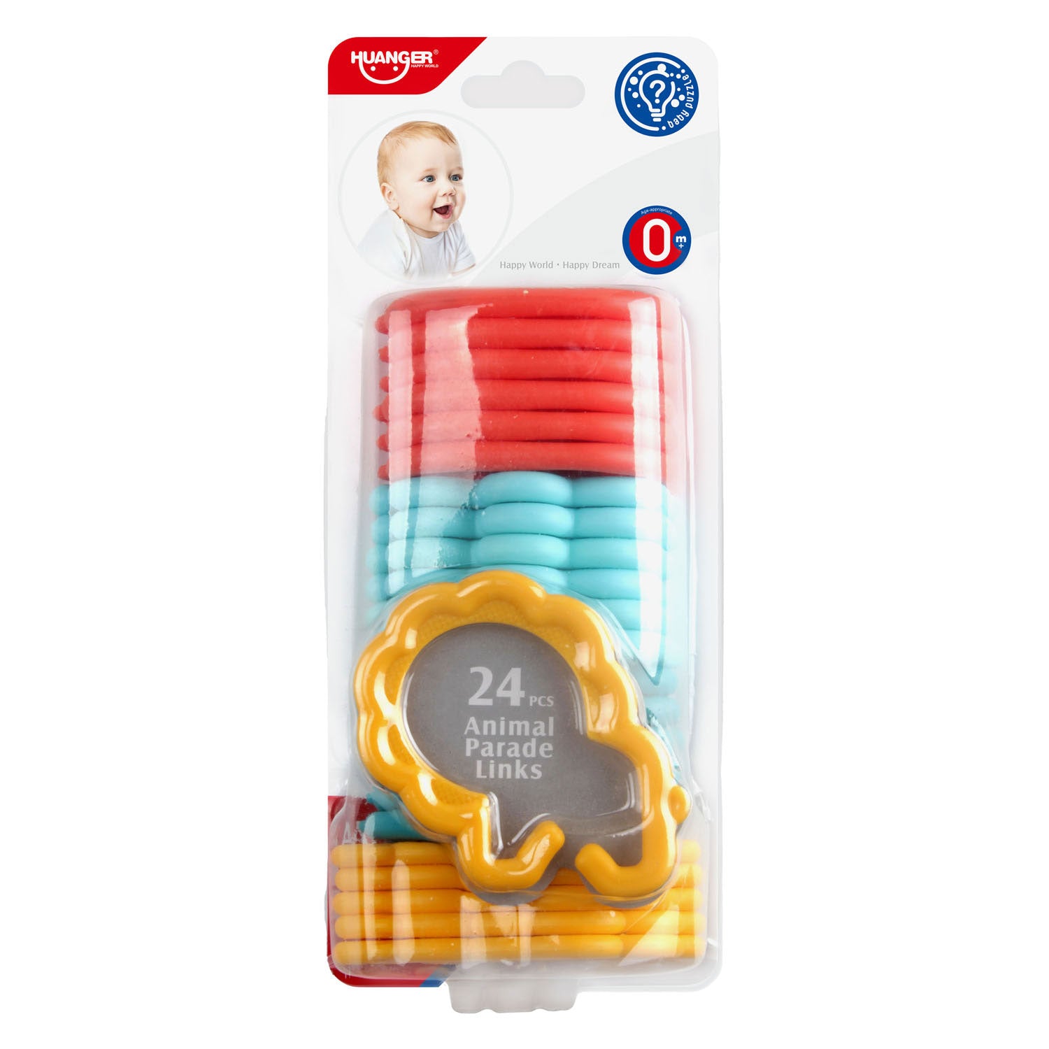 Chaîne à maillons animaux, 24 pcs.