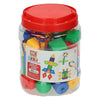 Grosses perles à enfiler en boîte, 40 pcs.