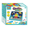 Jeu de vis 8 plaques bleues, 123 pcs.