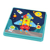 Jeu de vis 8 plaques bleues, 123 pcs.