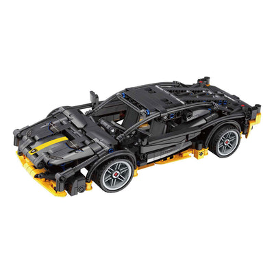Jeu de blocs de construction voiture de sport rétractable - 589 pièces.