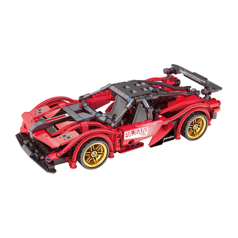 Jeu de blocs de construction voiture de sport à tirer - 488 pcs.