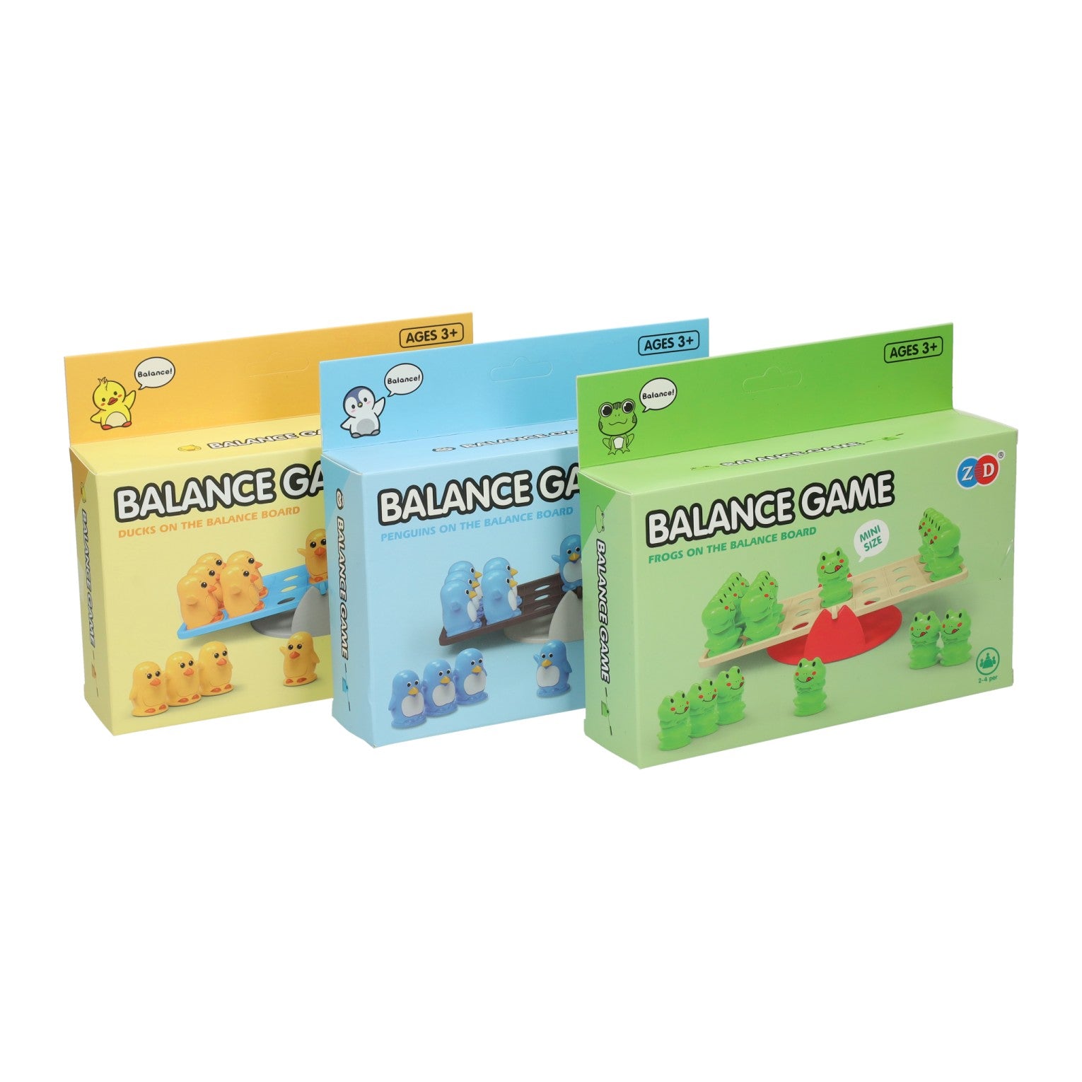 Mini jeu d'équilibre animaux