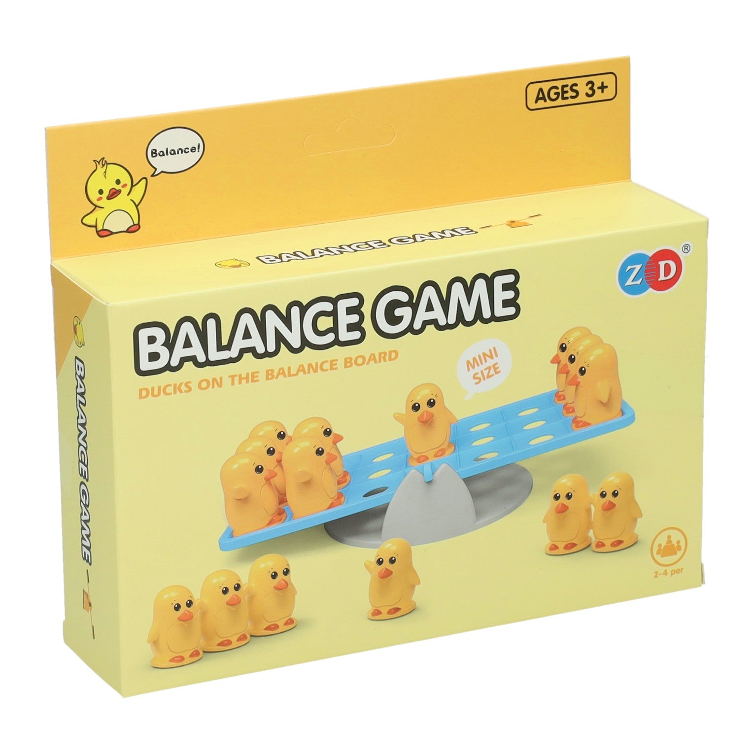 Mini jeu d'équilibre animaux