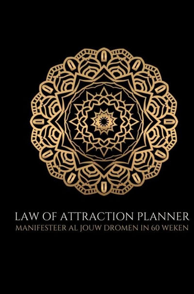 Planificateur Loi d'attraction non daté (sans dates) - agenda hebdomadaire - 60 semaines