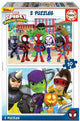 Educa - puzzle - 2 x 20 pièces - Spidey ses incroyables amis