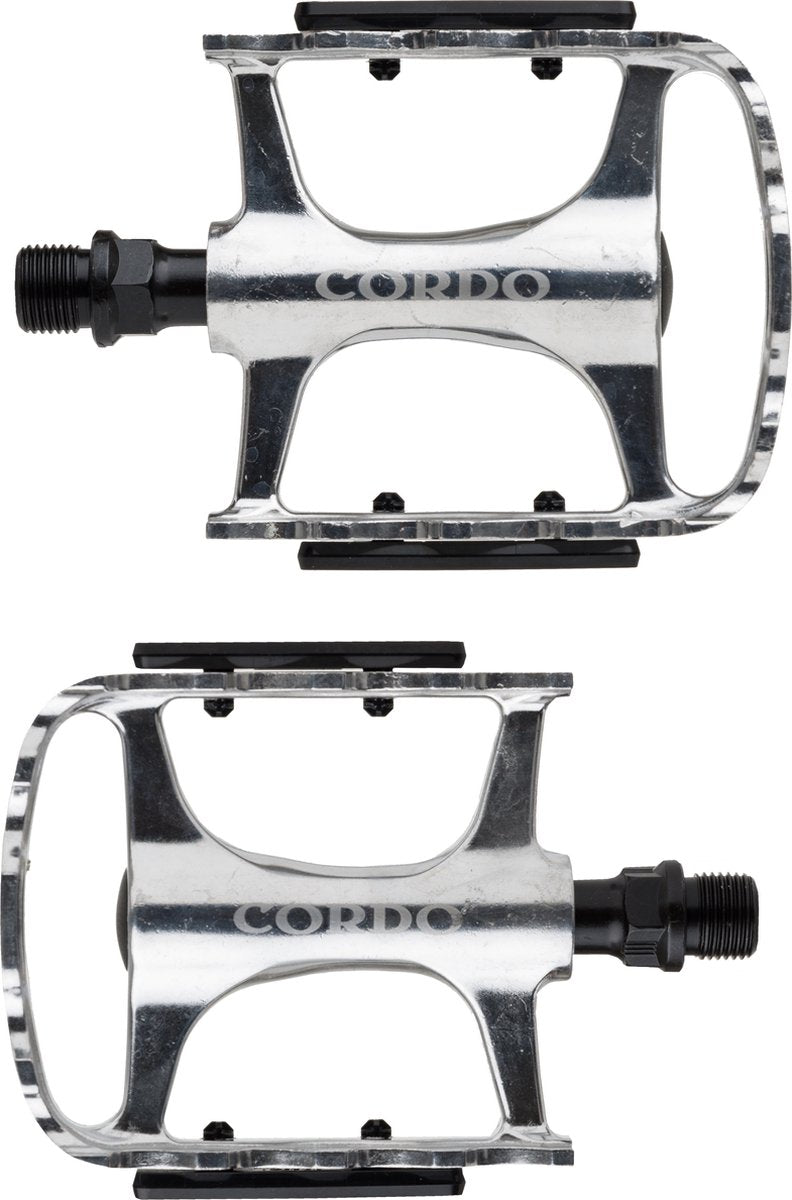 Cordo pédale trekking aluminium argent