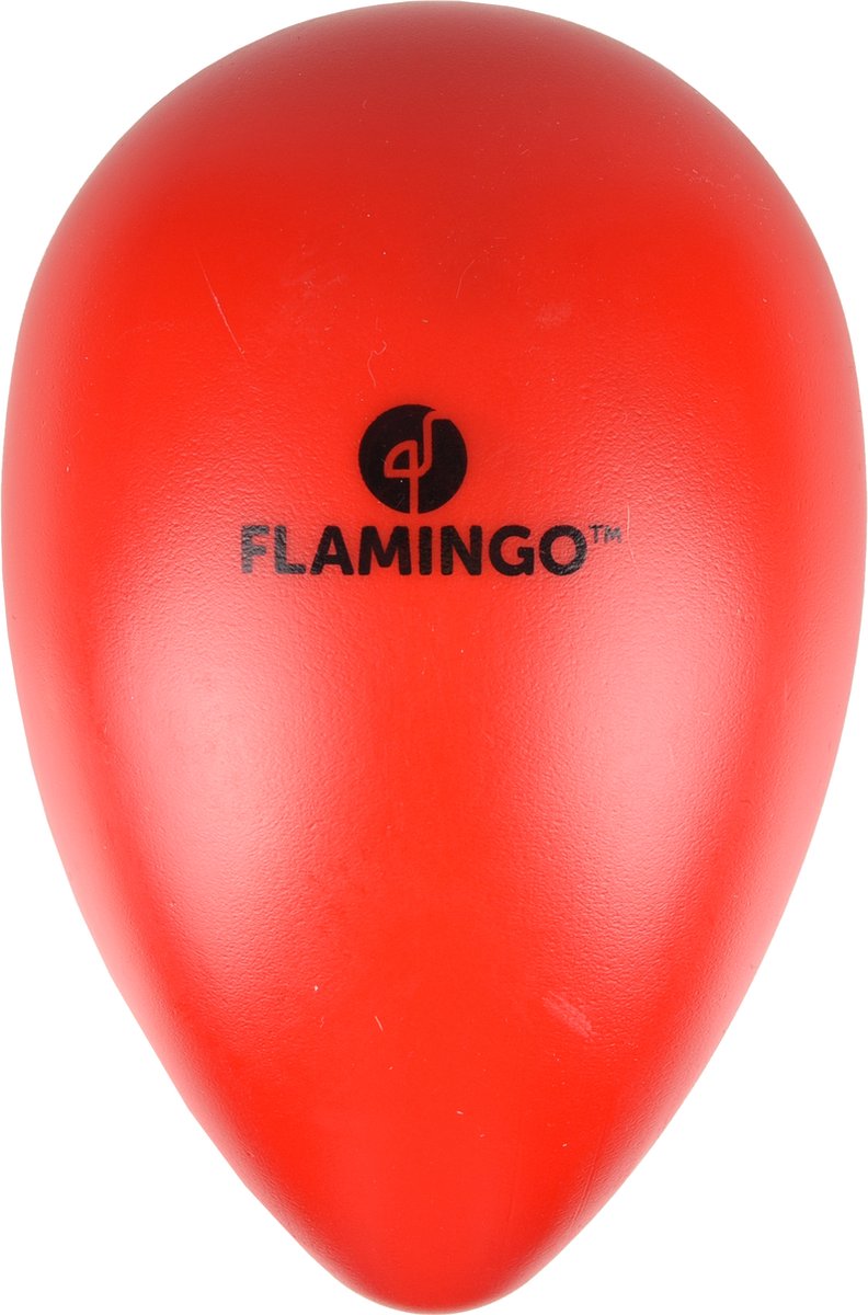 Flamingo ovo - chiens jouets - oeuf hs ovo rouge plastique dia. 16,5x25cm l - 1pièce - 127299 - 1pièce