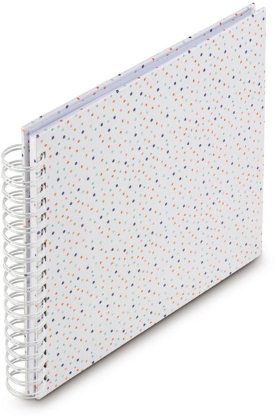 Hama album spirale confettis, 28x24 cm, 50 pages blanches