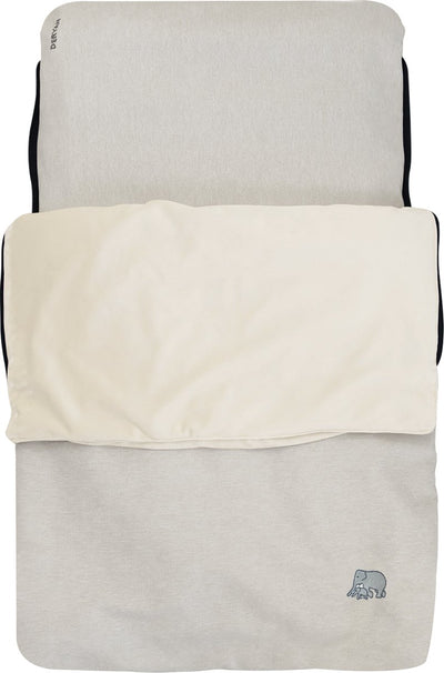 Lit d'avion Deryan airtraveller - oreiller de voyage avec matelas - plié de manière compacte - crème