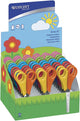 Ciseaux Westcott enfants division en cm présentoir à pointe ronde 30 pièces assorties