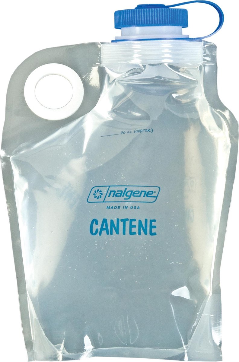 Nalgene - cantene multicouche - bouteille à large goulot - gourde - bouteille d'eau - légère - 3000 ml - plastique gris