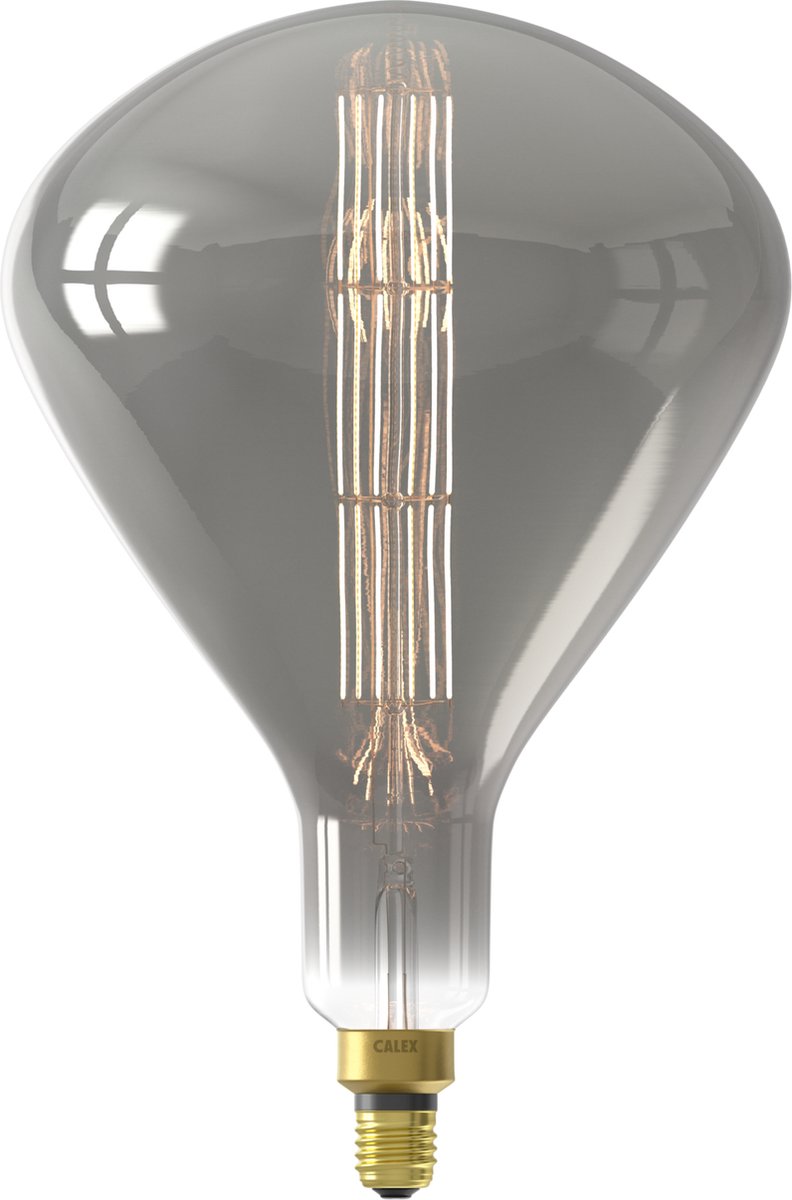 Calex Sydney XXL Titanium - Lampe LED E27 - source lumineuse à filament dimmable - 7,5W - lumière blanc chaud