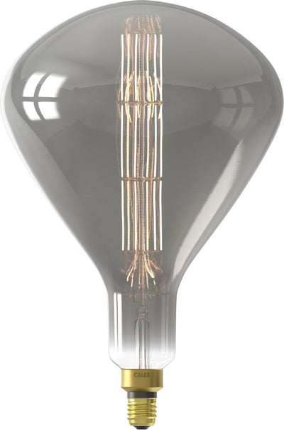 Calex Sydney XXL Titanium - Lampe LED E27 - source lumineuse à filament dimmable - 7,5W - lumière blanc chaud