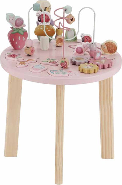 Petite table d'activités du jardin féérique hollandais