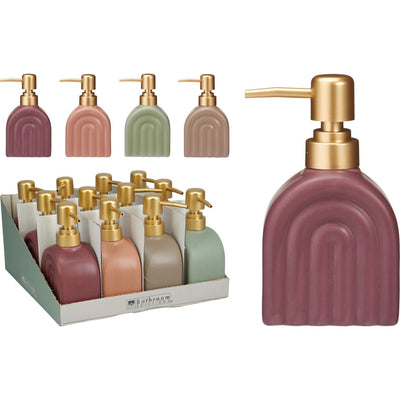 Distributeur de savon déco en faïence
