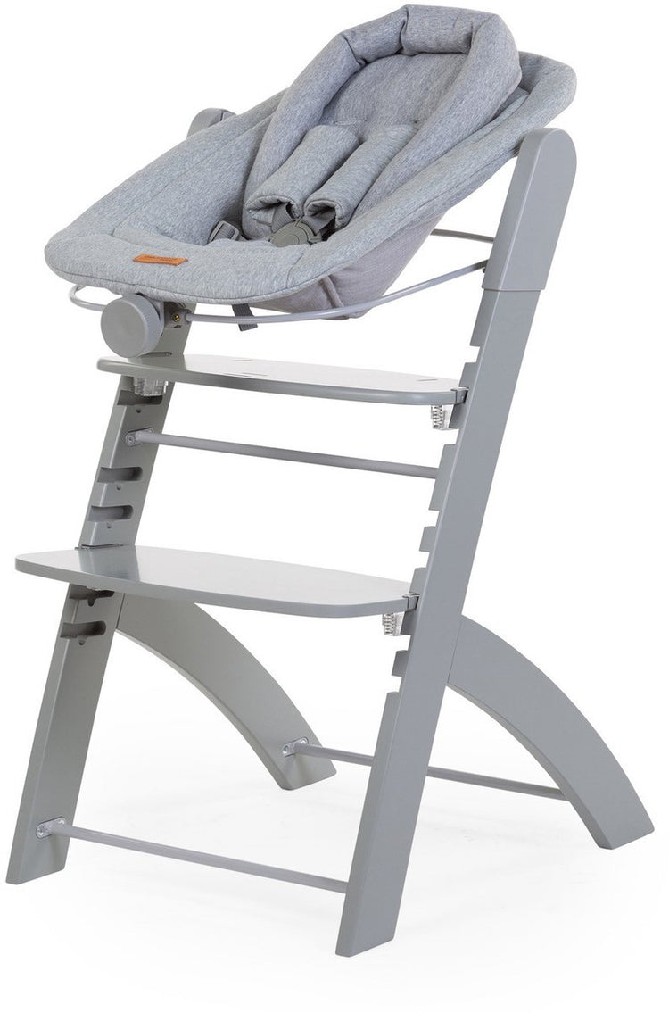 Siège evosit nouveau-né Childhome – avec housse en jersey – réglable – pour evosit lambda 3 – gris