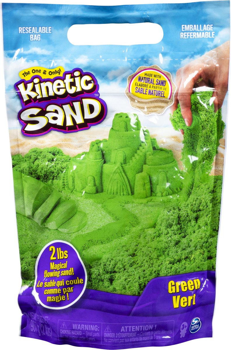 Sac de sable de sable cinétique de spinmaster vert (907 g)