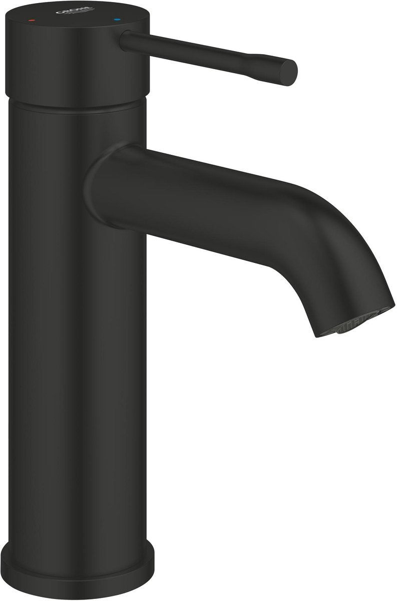 Grohe essence new taille s es wastafelmengkraan – koude start – push-open – ecojoy – noir mat