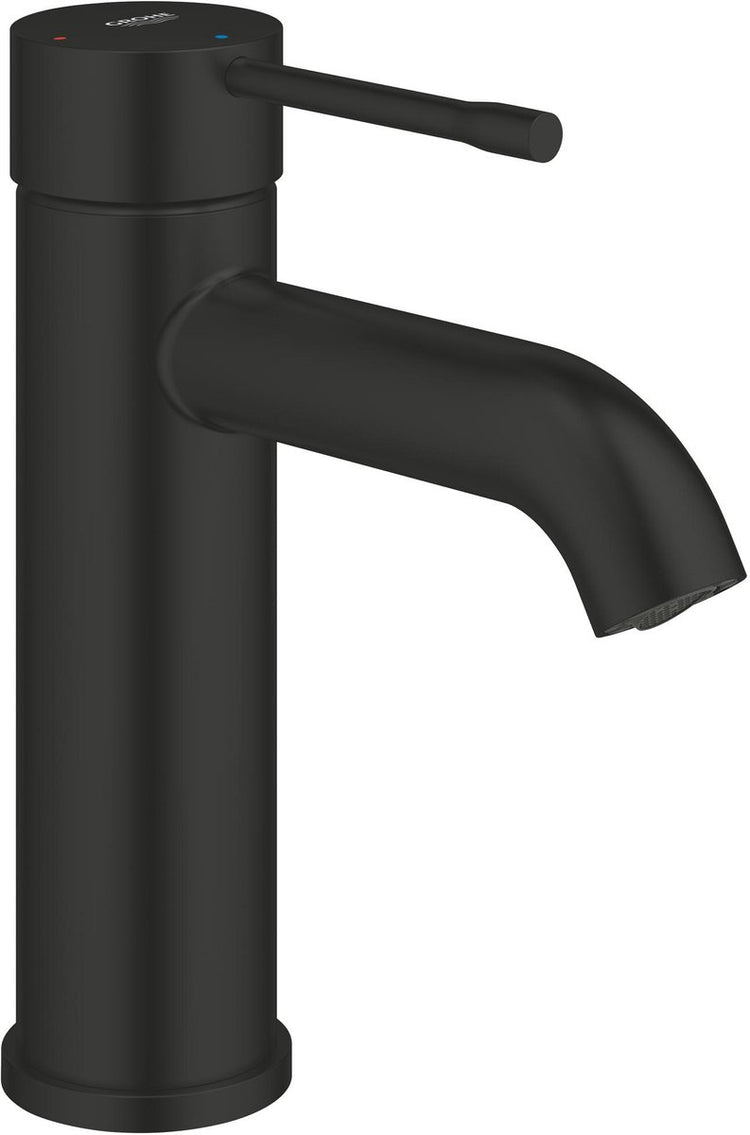Grohe essence new taille s es wastafelmengkraan – koude start – push-open – ecojoy – noir mat