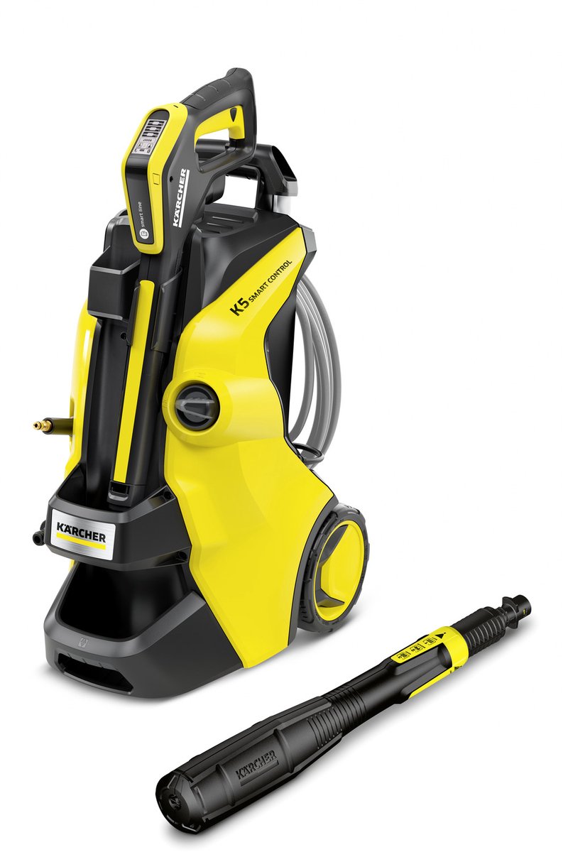 Nettoyeur haute pression Kärcher k 5 smart control flex - tuyau haute pression premiumflex - 145 bar - 500 l h - 40 m² h - convient entre autres. voiture - terrasse - vélos - motos - salon de jardin et espaces autour de la maison