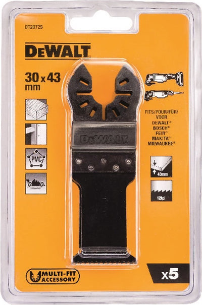 Accessoires Dewalt lame de scie plongeante hcs sciage rapide 43x31mm - dt20725-qz