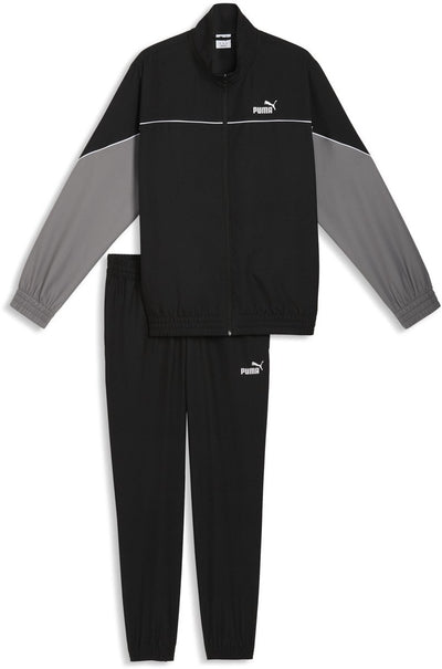Survêtement unisexe Puma tissé colorblock suit - noir