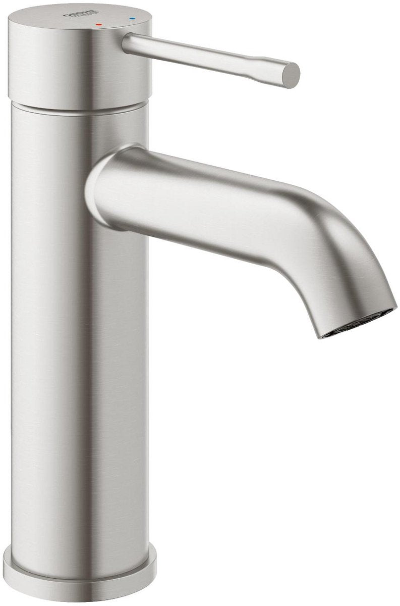 Robinet pour lavabo Grohe essence neuf - sans vidage - bec fixe - supersteel - 23590dc1