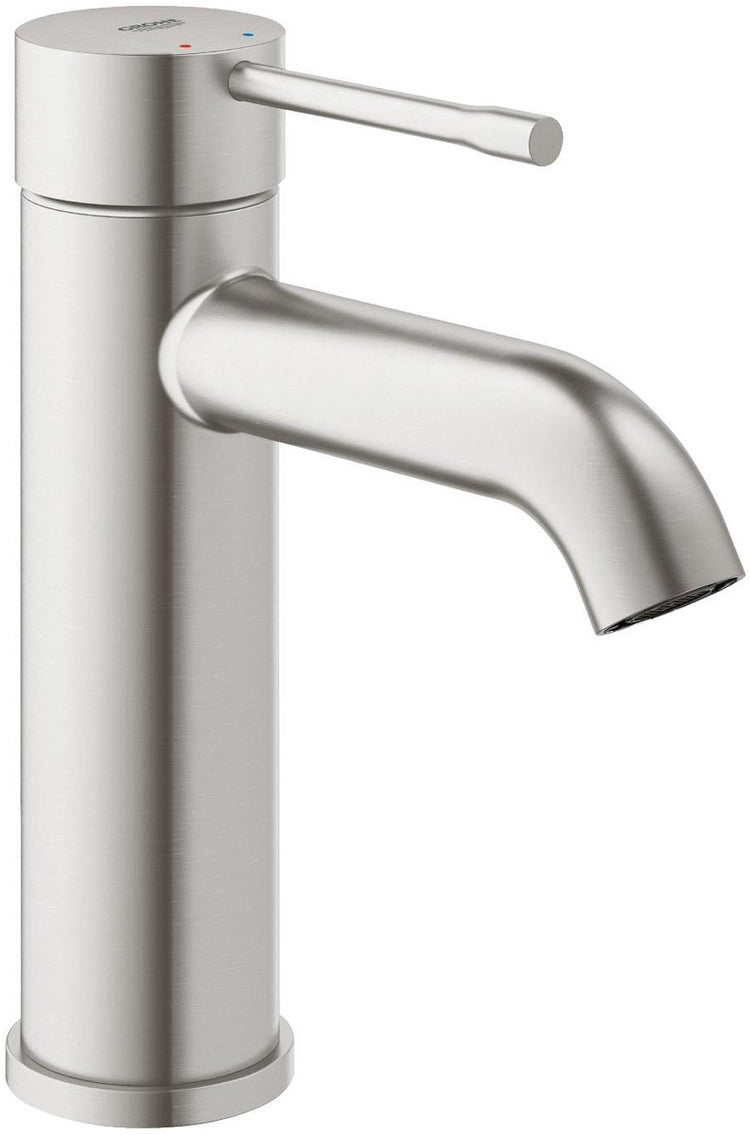 Robinet pour lavabo Grohe essence neuf - sans vidage - bec fixe - supersteel - 23590dc1