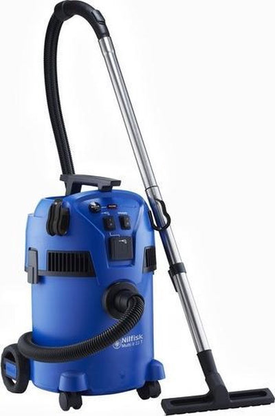 Aspirateur eau et poussière Nilfisk multi 22t - 1200 w - prise supplémentaire - bleu