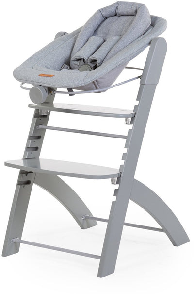 Siège evosit nouveau-né Childhome – avec housse en jersey – réglable – pour evosit lambda 3 – gris