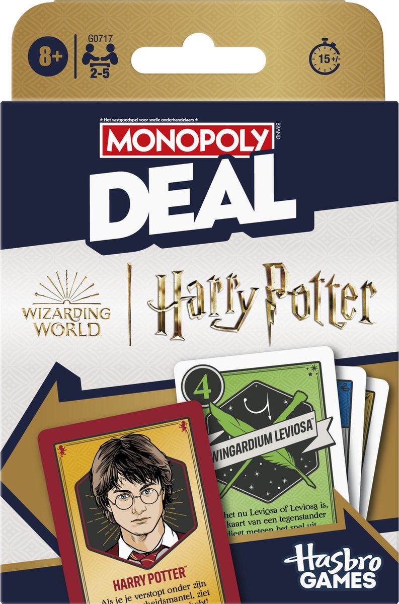 Game de carte monopole de l'accord Harry Potter