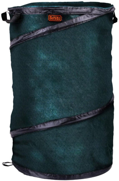 Sac à déchets de jardin Black+decker - pliable - 45x75 cm - 120 l - vert