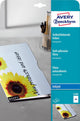 Avery 2500 jet d'encre polyester transparent 10 feuilles film transparent