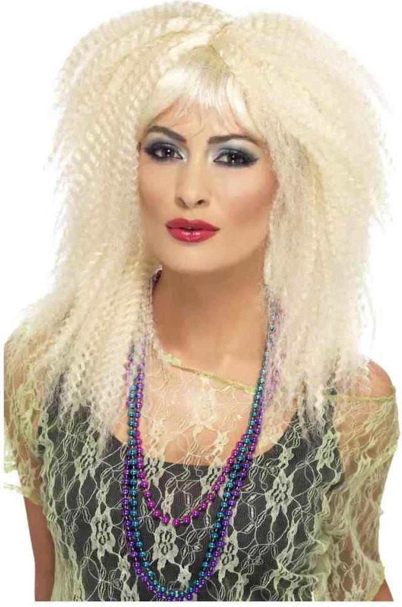Smiffys Perruque rétro blonde pour femme – Perruque de déguisement – Taille unique