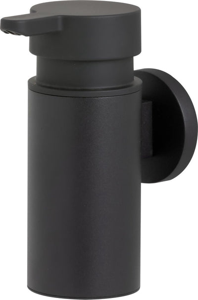 Tigre midi - distributeur de savon mural 90 ml - sans perçage - perçage ni collage - noir