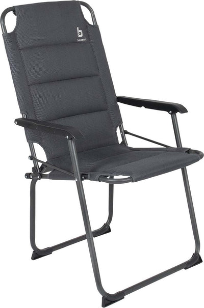 Bo-camp - chaise - copa rio - confort xxl air - rembourré - gris