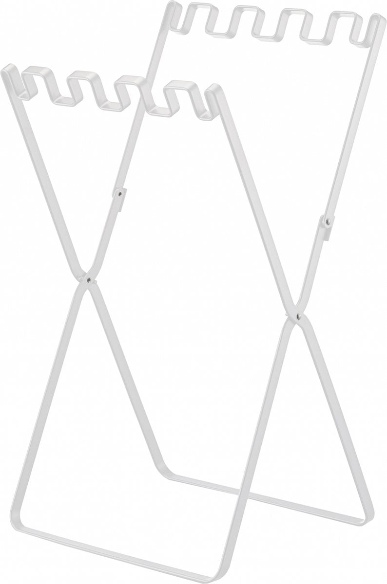 Porte-sac poubelle Yamazaki - tour - blanc